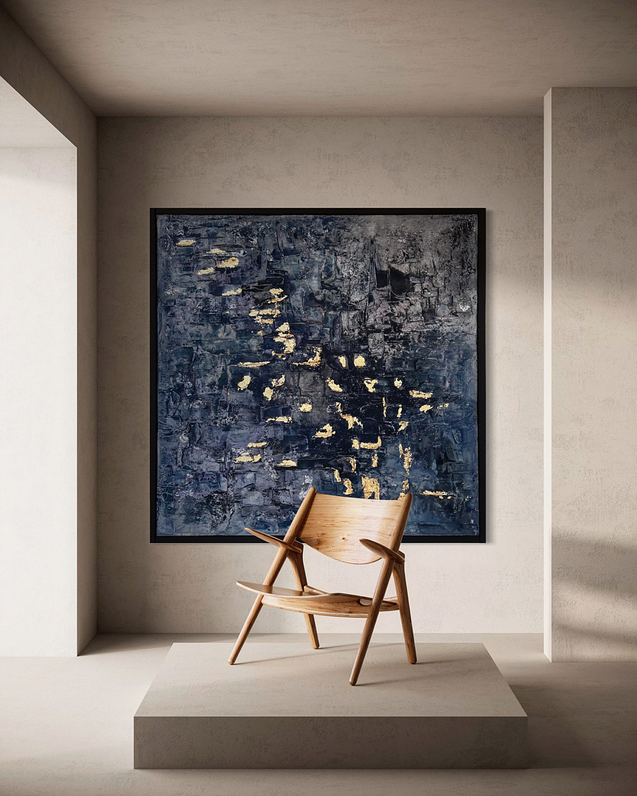 PETRICHOR, 100 x 100 cm