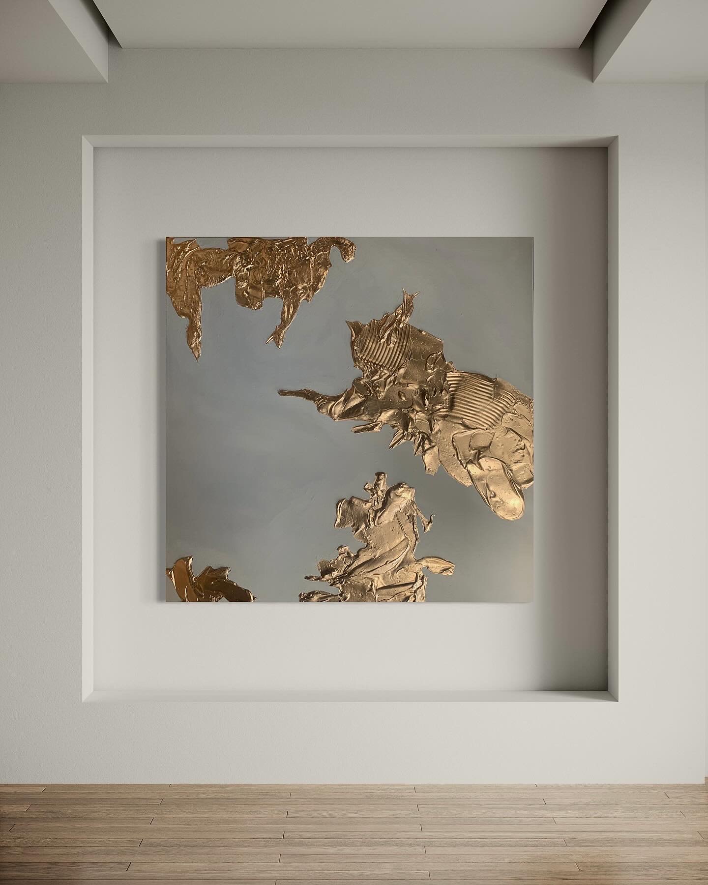 BRASS, 100 x 100 cm