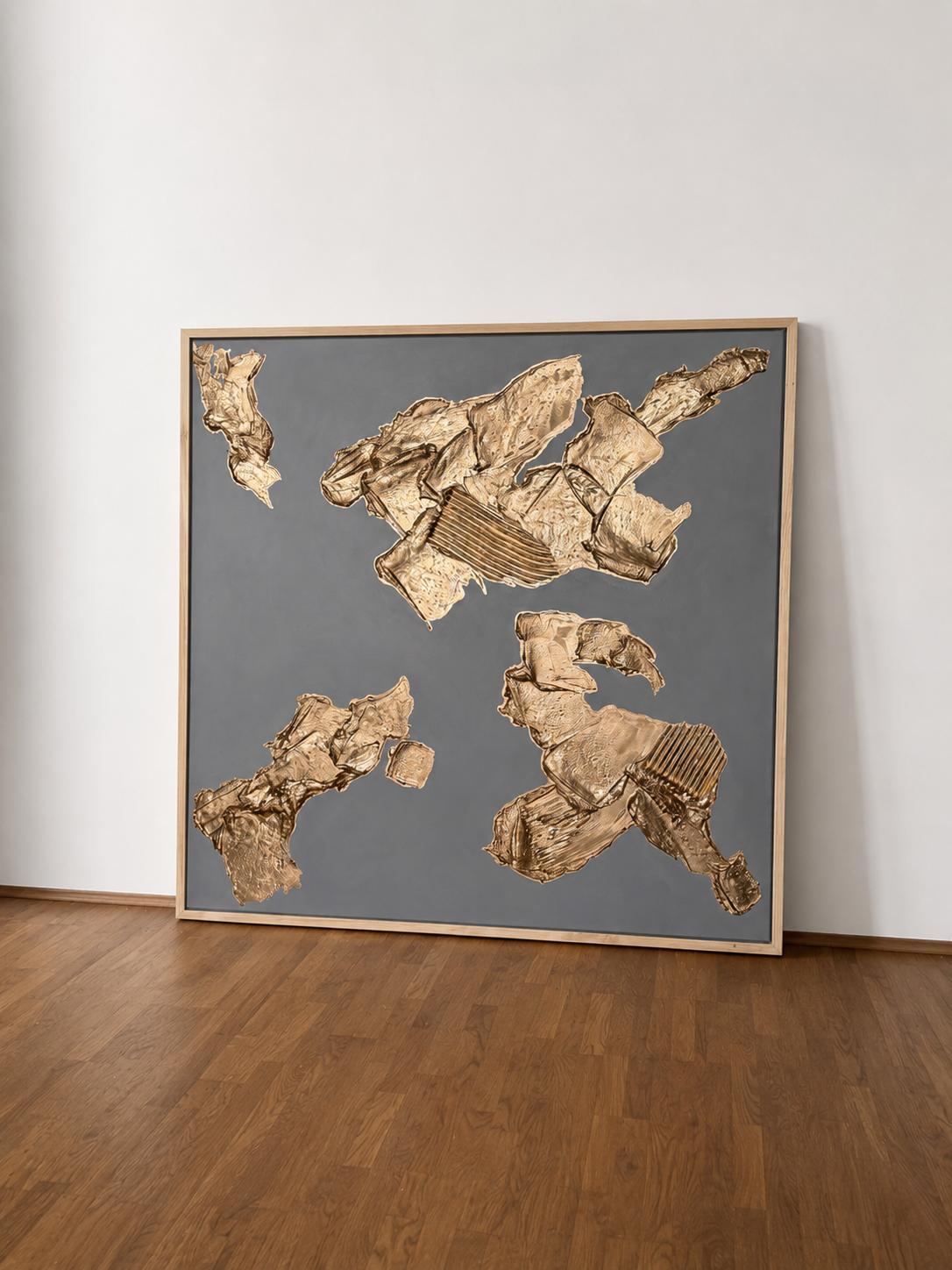 BRASS, 100 x 100 cm