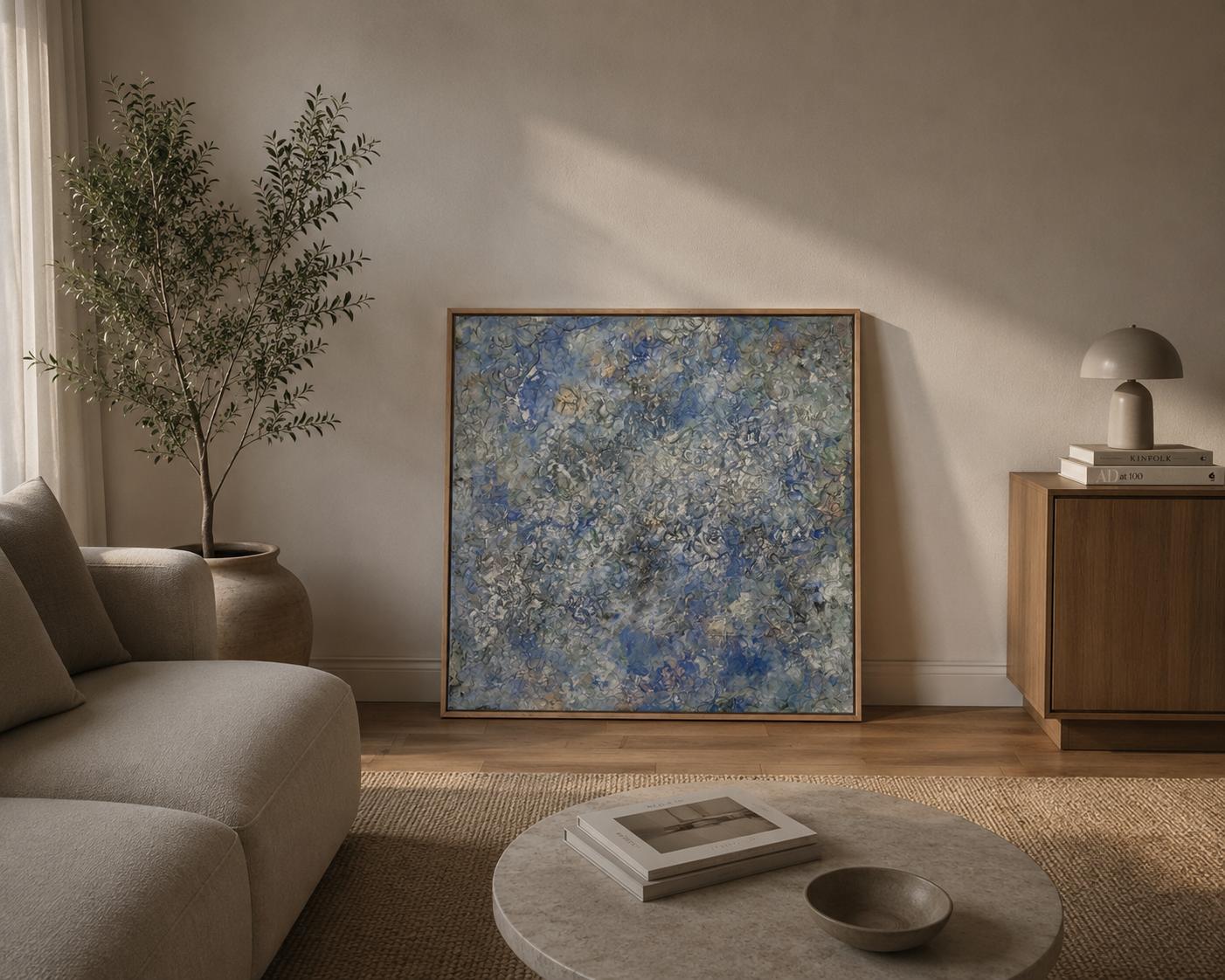 PETRICHOR, 100 x 100 cm